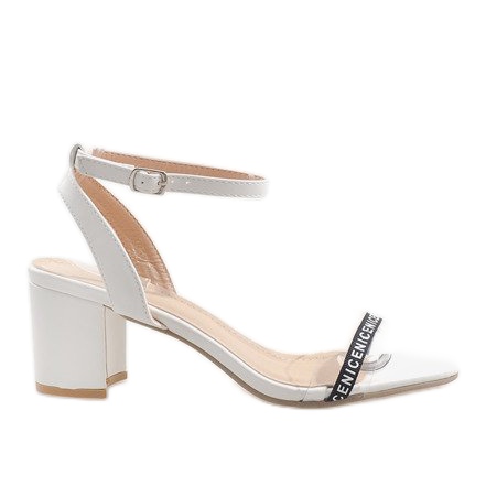 white suede sandals