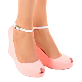 Pink rubber melissa uncovered KM06-9 1