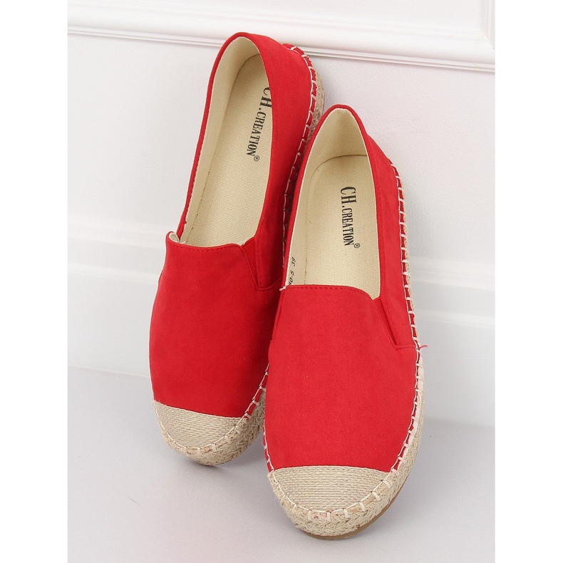 Red Espadrilles women's 180-5 Red II-GAT 1