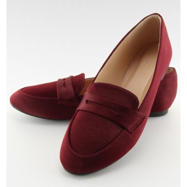 Women's loafers burgundy 3109 Red II-GAT 1