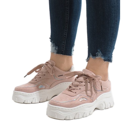 HX999 pink sneakers 1
