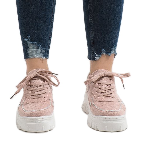 HX999 pink sneakers 2