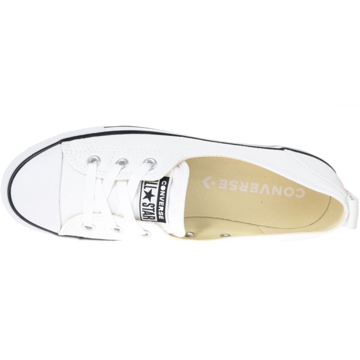 converse all star ballet lace ox white