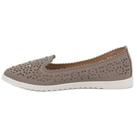 Top Shoes Lords with crystals grey 1