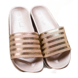 Weide Slippers With Glitter yellow 1