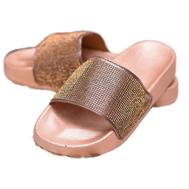 Golden Shiny Slippers 2
