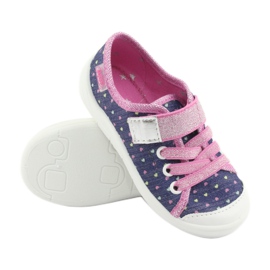 Befado children's shoes 251X135 navy blue pink grey 3