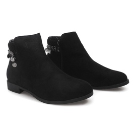 Suede LL113 Black boots 2