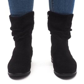 Warm Boots Jodhpur L7355 Black 2