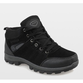 Black insulated snow boots KFT001 1