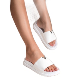 SHELOVET Slippers On The Platform white 1