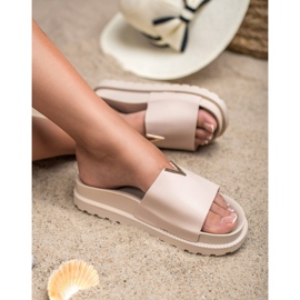 SHELOVET Slippers On The Platform pink 1