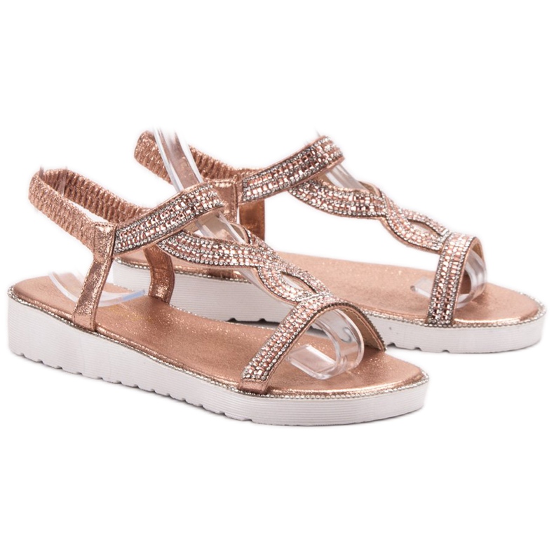 Bestelle Slip-on Sandals On The Platform pink 1