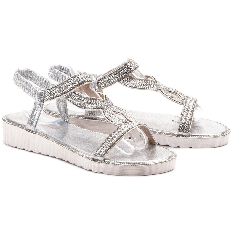 Bestelle Slip-on Sandals On The Platform grey 1