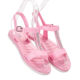 SHELOVET Rubber Sandals pink 1