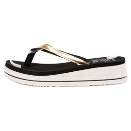 SHELOVET Wedge Flip-Flops black 2