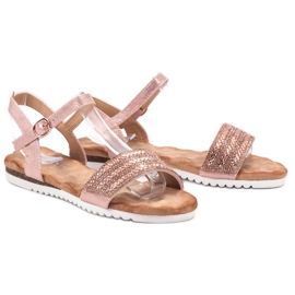 Emaks Sandals With Cubic Zirconia pink 1