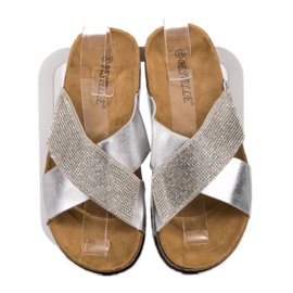 Bestelle Slippers With Cork Sole grey 2