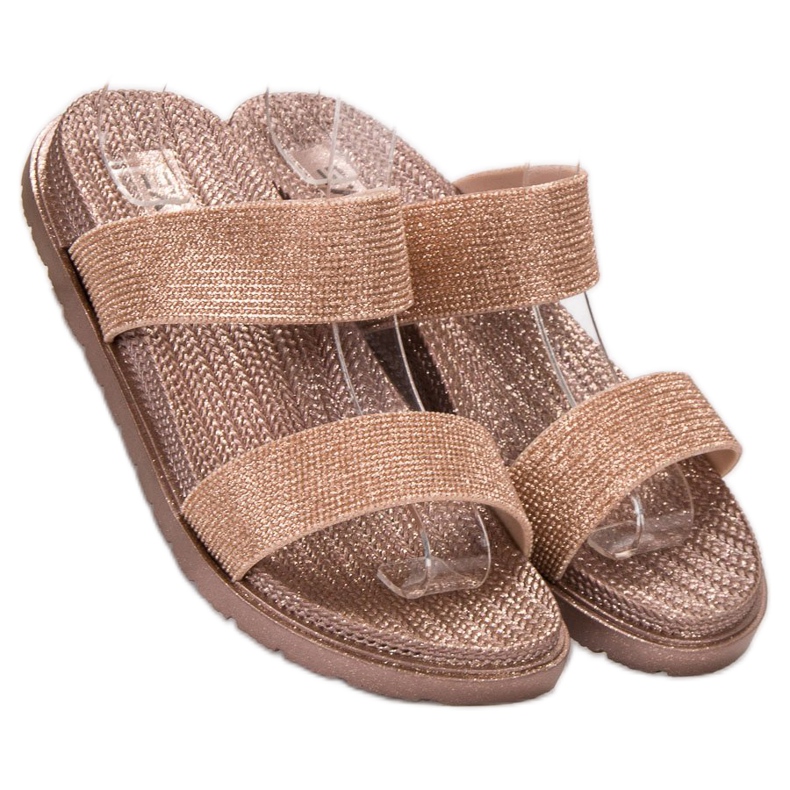 EXQUILY Fashionable Rubber Slippers pink 1