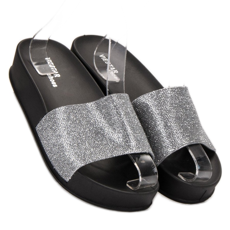 SHELOVET Rubber Slippers On The Platform grey 1