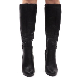 High Heel Boots 8022 Black 2