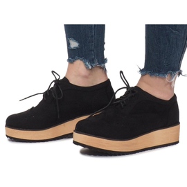 Black Brogues On The Danielle Platform 1