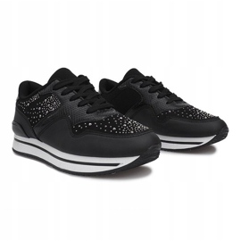Black sports Odette sneakers 1