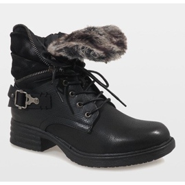 Black insulated boots JA3203 2