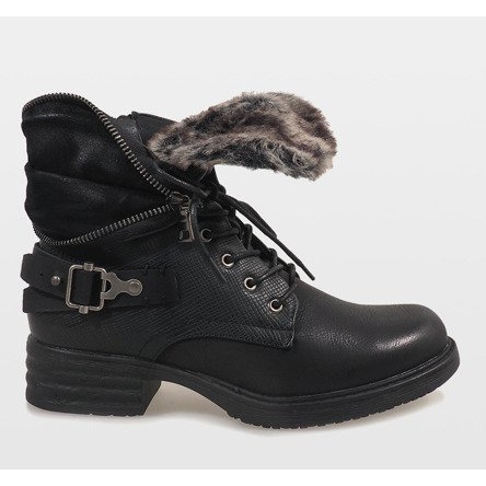 Black insulated boots JA3203 1