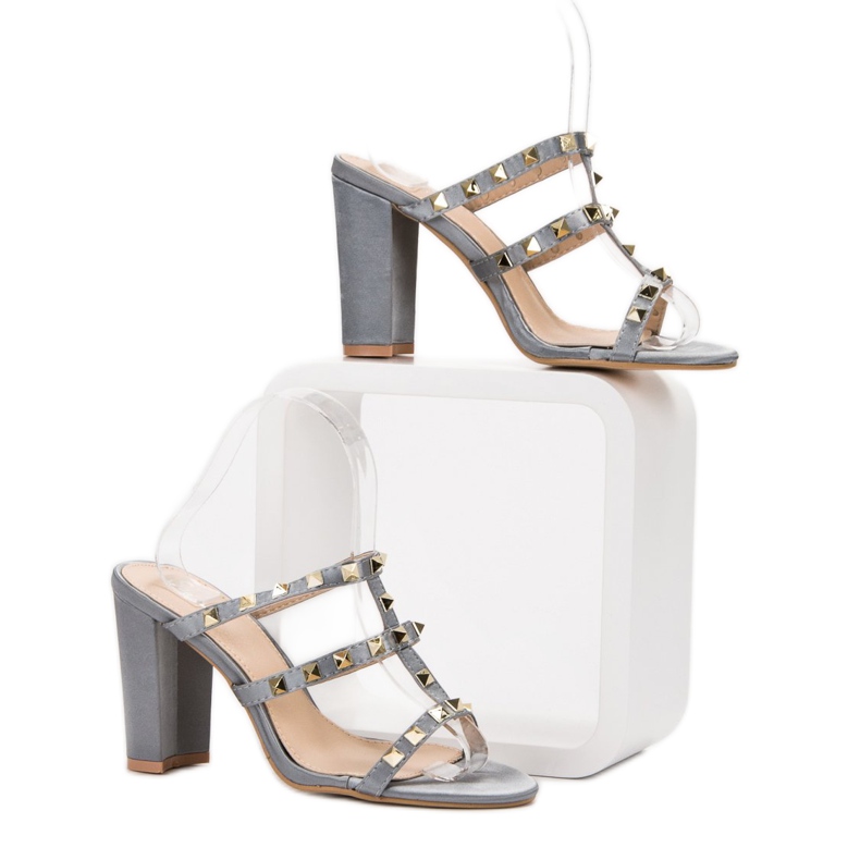 SDS Rock Sandals On High Heels grey 1