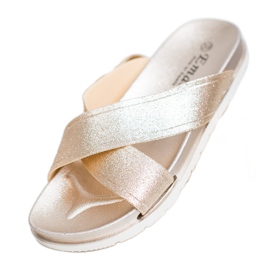 Emaks Golden Slippers With Glitter 2