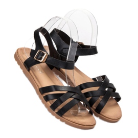 BLESS Classic Black Sandals 1