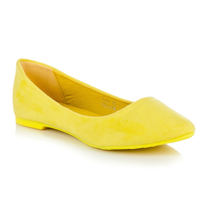 Seastar Suede Ballerina In Spitz yellow 1