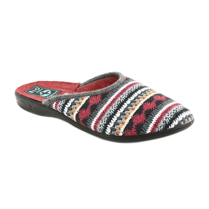 Norwegian sweater slippers Adanex black red grey yellow 1