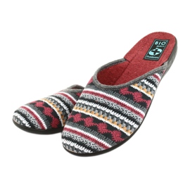 Norwegian sweater slippers Adanex black red grey yellow 3
