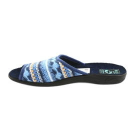 Norwegian sweater slippers Adanex black navy blue blue yellow 2