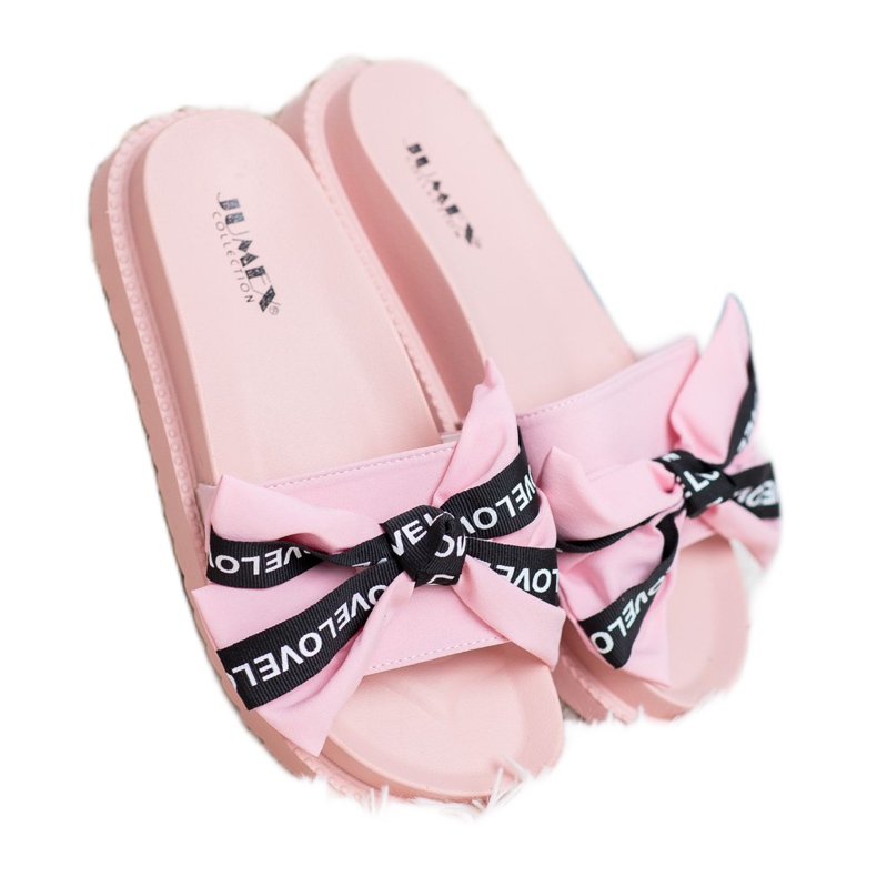 Jumex Slippers With A Love Bow pink 1