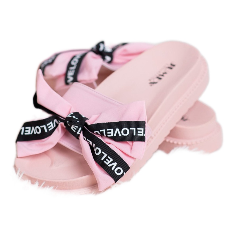 Jumex Slippers With A Love Bow pink 2