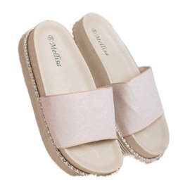 Melisa Wedge Sandals brown 2