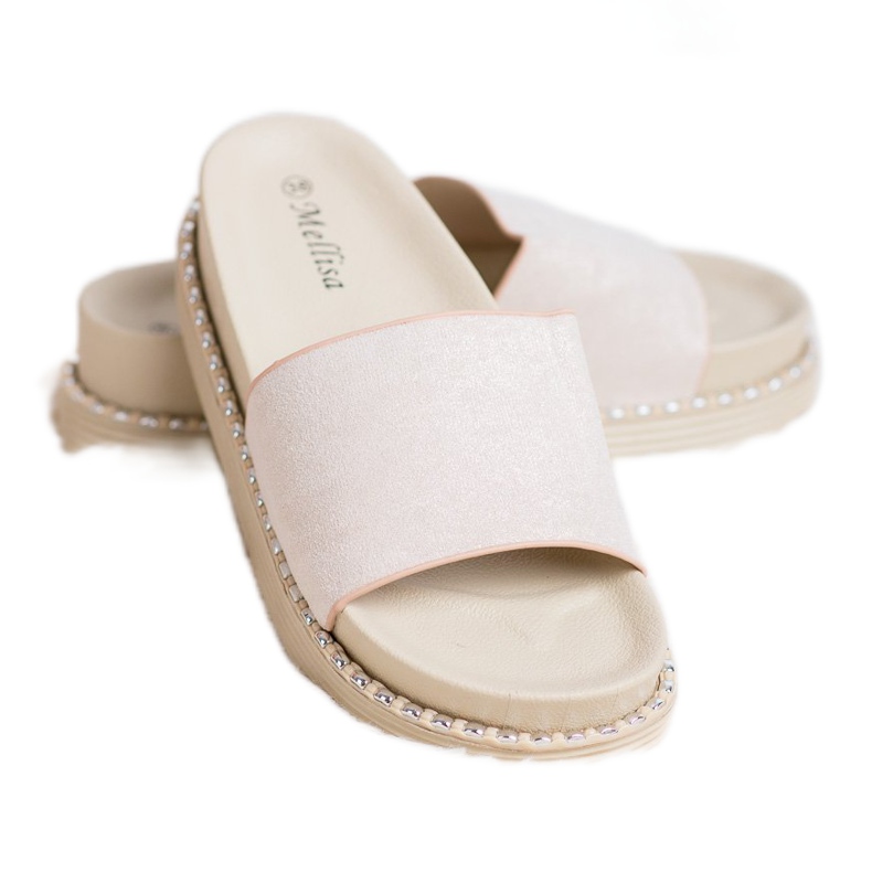 Melisa Wedge Sandals brown 1