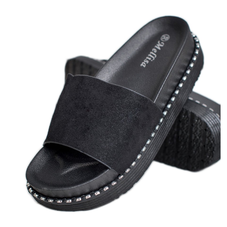 Melisa Wedge Sandals black 1 Melisa Wedge Sandals black 1