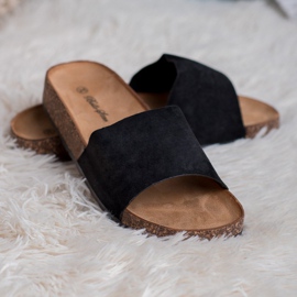 Bello Star Classic Black Slippers 1