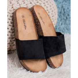 Bello Star Classic Black Slippers 2