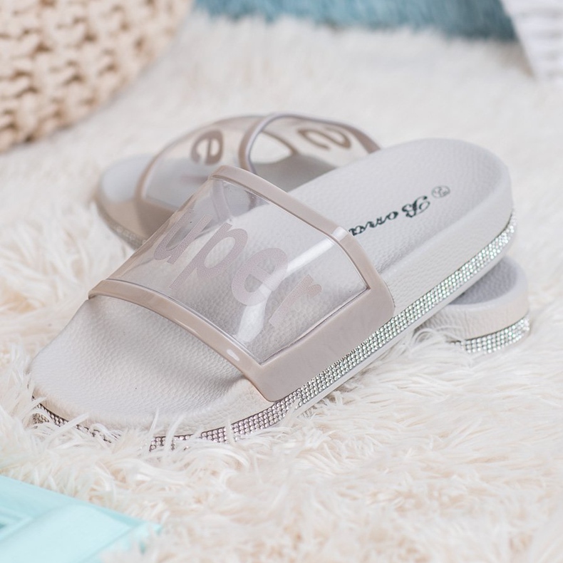 Bona Transparent Slippers grey 1