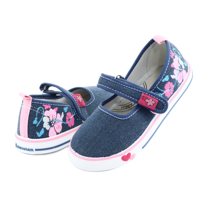 American Club Velcro sneakers TEN15 blue 3