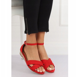 Sandals espadrilles red 9R121 Red 2