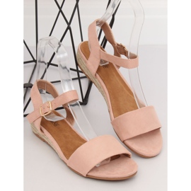 Sandals espadrilles pink 9R73 Pink 1