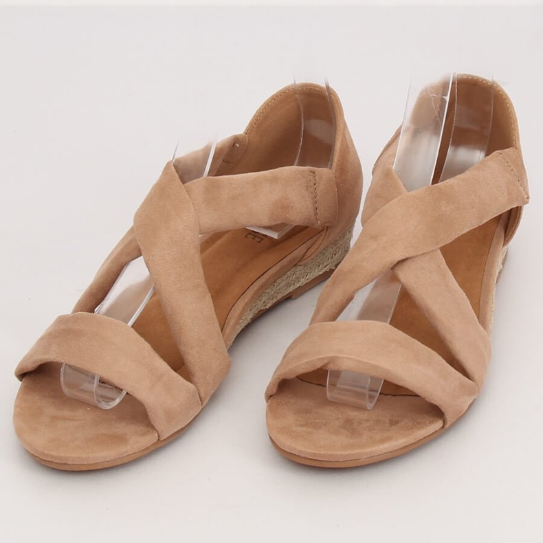 Sandals espadrilles beige 9R72 Khaki 1