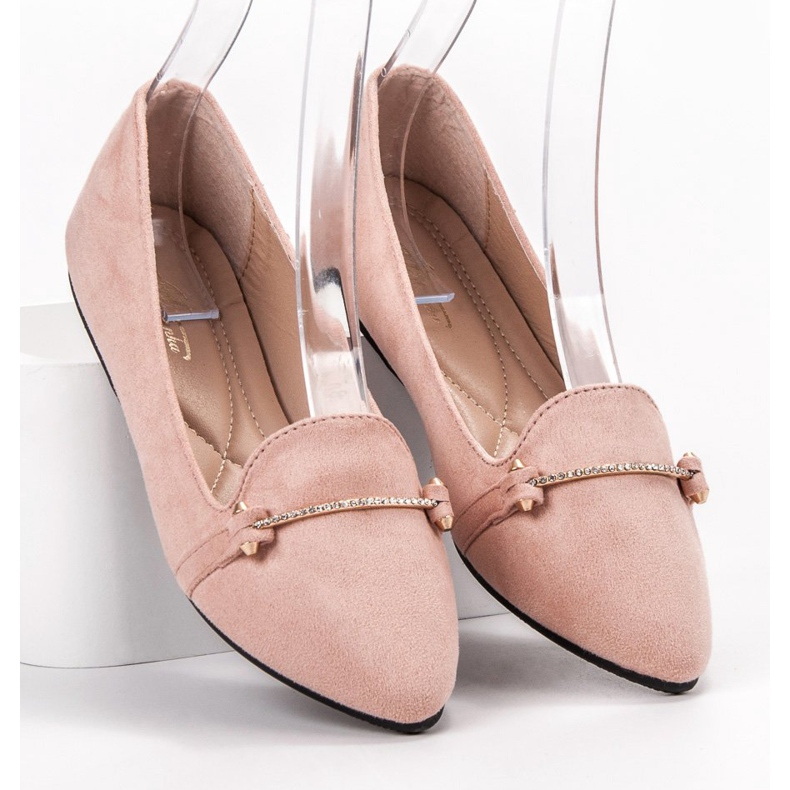 SHELOVET Ballerina In Spitz pink 1