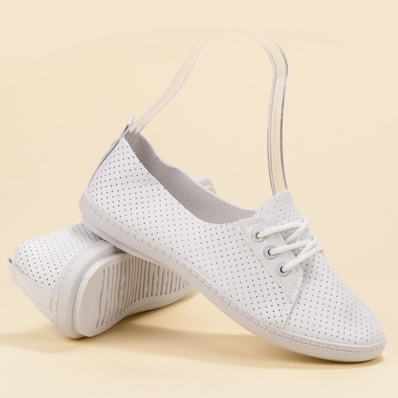 SHELOVET Eco Leather Sneakers white 1
